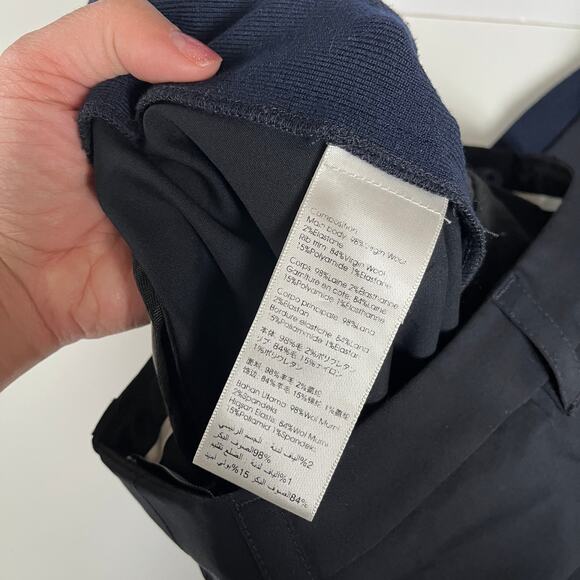 3.1 Phillip Lim Womens Mid-Rise Split Hem Jogger Pants Black Navy Size 2 - Picture 7 of 13